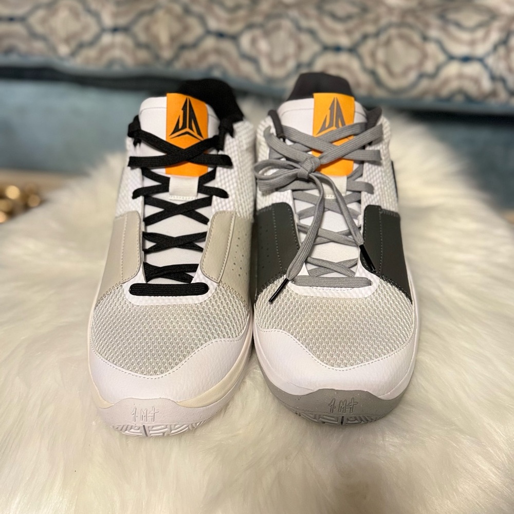 nike Ja 1 Men's Basketball Shoes White/LT Smoke Grey-Black DR8785-100